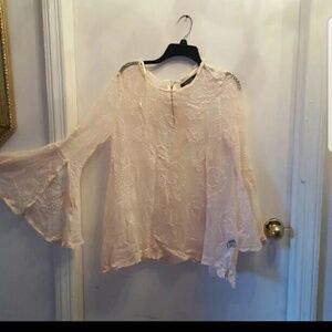 Love Stitch all net stiched Loose Top